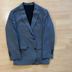 State and Liberty ATHLETIC FIT STRETCH BLAZER - HEATHERED GREY size 40